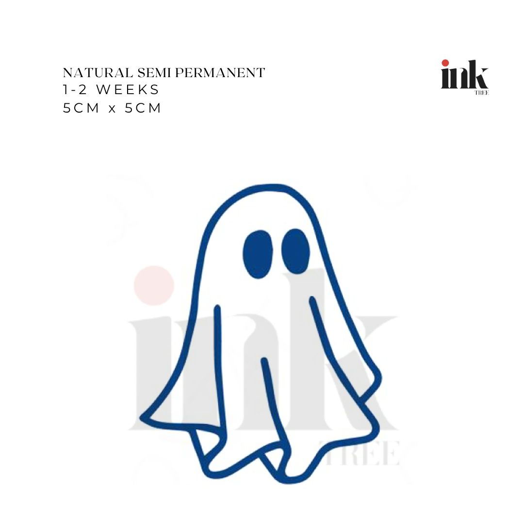 Ghost Temporary Tattoo (Small)