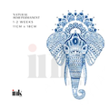 Mandala Elephant Temporary Tattoo (Medium)