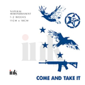 Patriotic Eagle Temporary Tattoos (Medium)