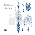 Mystic Eye Temporary Tattoos (Medium)