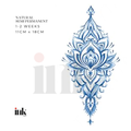 Mandala Lotus Temporary Tattoo (Medium)