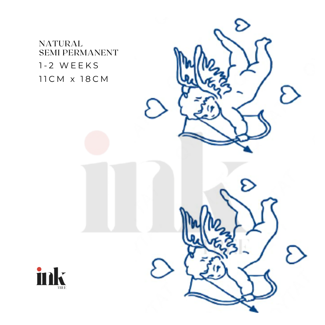 Cupid Temporary Tattoos (Medium)