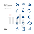 Minimal Icon Temporary Tattoos (Medium)