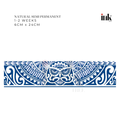 Tribal Owl Wrist Band Temporary Tattoo