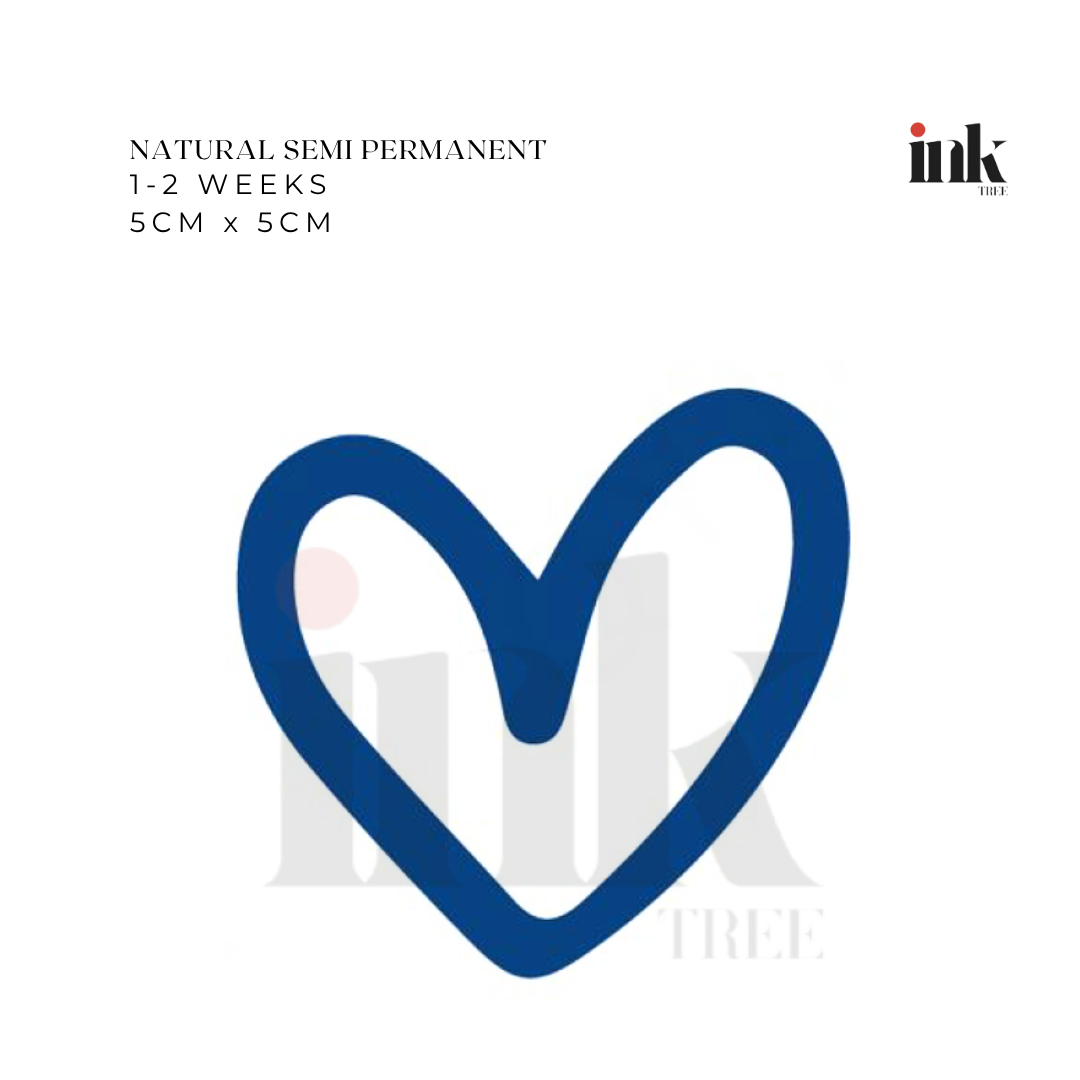 Heart Temporary Tattoo (Small)