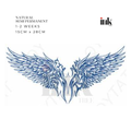 Angel Wings Temporary Tattoo (Full Chest)