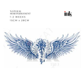 Phoenix Wings Temporary Tattoo (Full Chest)
