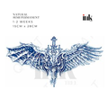 Angel & Demon Wings Temporary Tattoo (Full Chest)