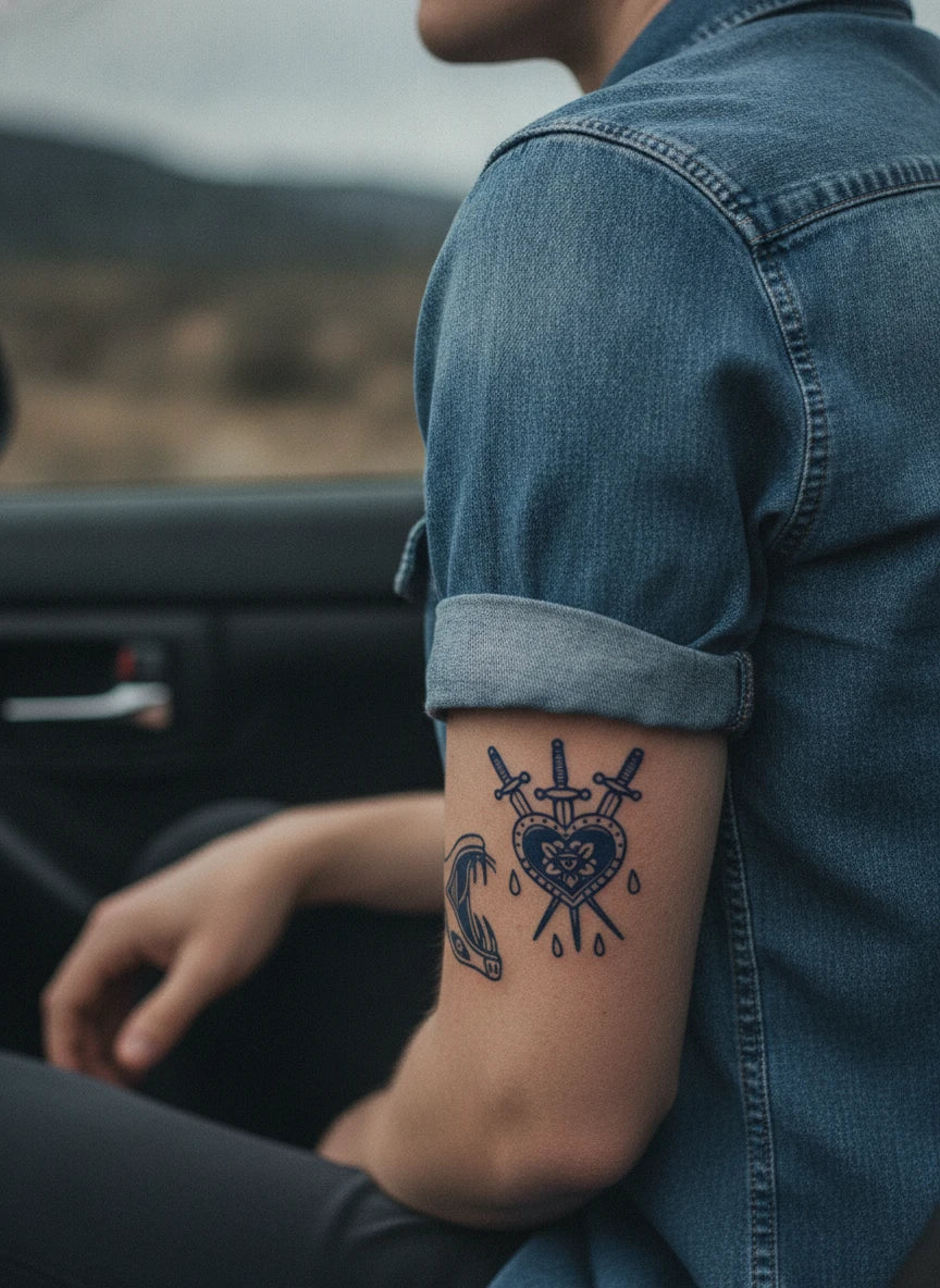 Mixed Tattoo Collection Temporary Tattoo (Medium)